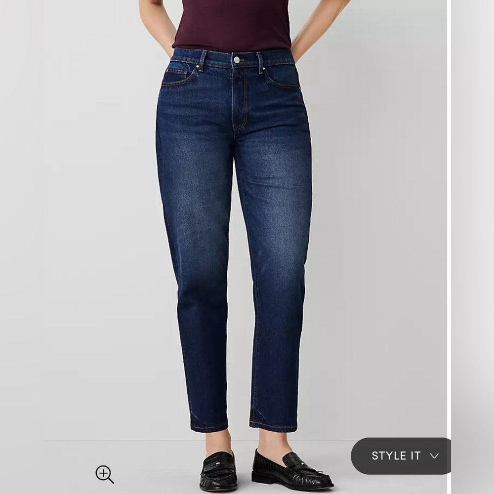 Ann Taylor Tapered Stretch Jeans